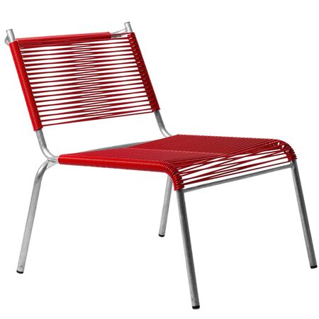 Manufakt Lounger 'Bättig 21' Spaghetti Feuerrot 