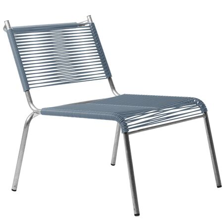 Manufakt Lounger 'Bättig 21' Spaghetti Grau