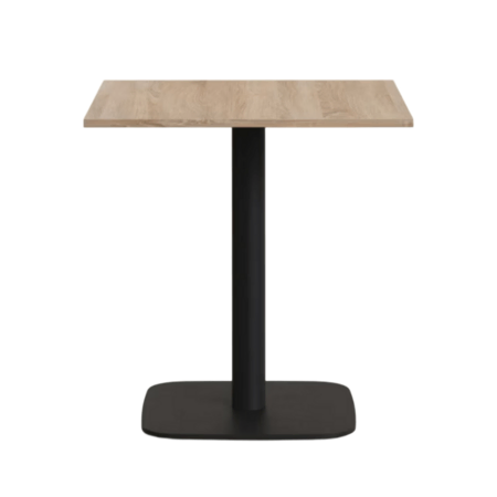 Kave Home Tisch Melamin Dina von Kave Home Natur / Metallbein Schwarz lackiert