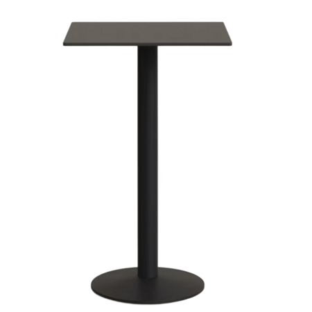 Kave Home Stehtisch Esilda 60 x 60 cm von Kave Home Schwarz / Schwarz