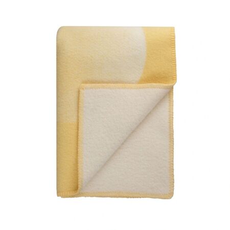 Røros Tweed Lammwolldecke Moon 135 x 200 cm von Røros Tweed Yellow Ray
