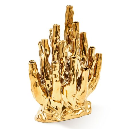 Pols Potten Coral Vase von Pols Potten Gold, 20-Tulips