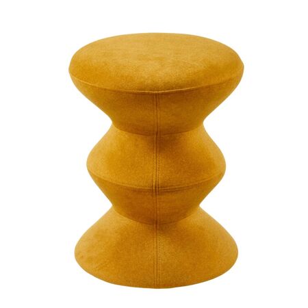 Pols Potten Polsterhocker Zig Zag Soft von Pols Potten Gelb