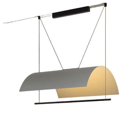 Santa & Cole Pendelleuchte Lámina Mayor von Santa & Cole 1-10V