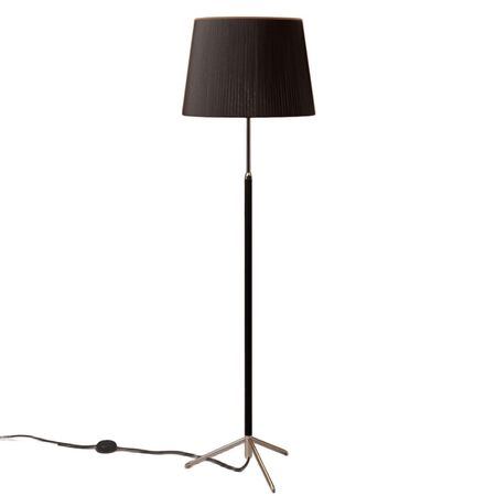 Santa & Cole Stehleuchten Pie de Salón G1 von Santa & Cole Natural Ribbon, Chrome-Plated