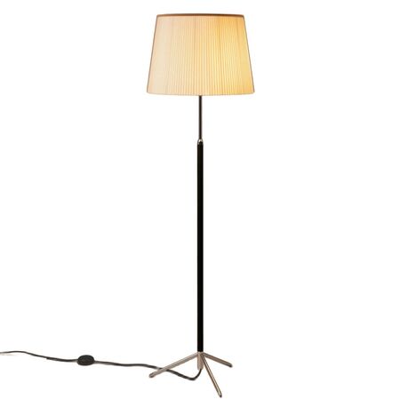 Santa & Cole Stehleuchten Pie de Salón G1 von Santa & Cole Natural Ribbon, Chrome-Plated