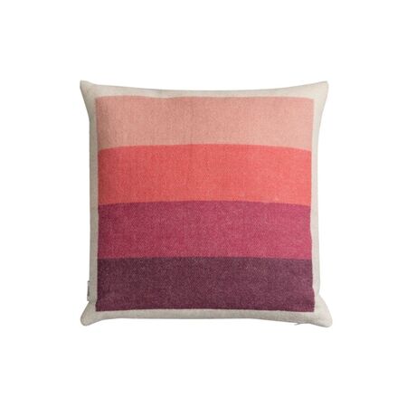 Røros Tweed Lammwollkissen Åsmund Bold 50 x 50 cm von Røros Tweed Rosa/Grün