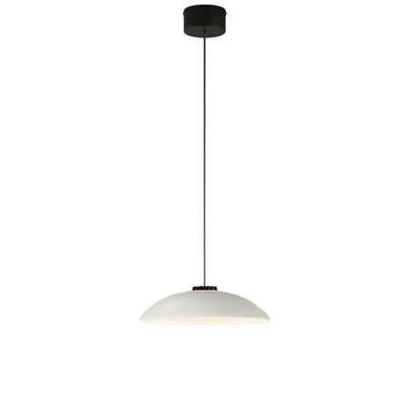 Santa & Cole Pendelleuchte HeadLed Metallic S von Santa & Cole White, 3 M / 118.1", Black Surface Dimmable 1-10V