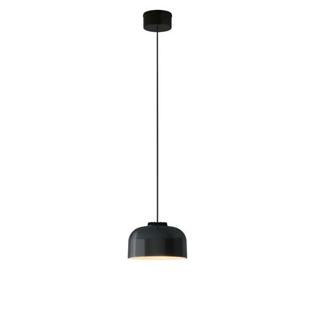 Santa & Cole Pendelleuchte HeadLed Ceramic L von Santa & Cole  Hellrosa RAL 3015, Black, Weiss / Weiss, 3 M / 118.1", Black Surface Dimmable 1-10V