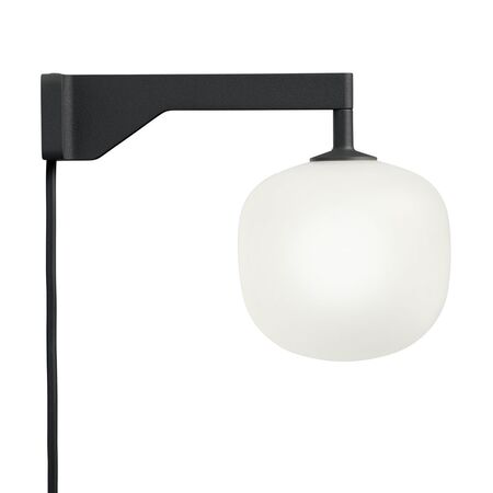 Muuto Wandleuchte Rime von Muuto Schwarz