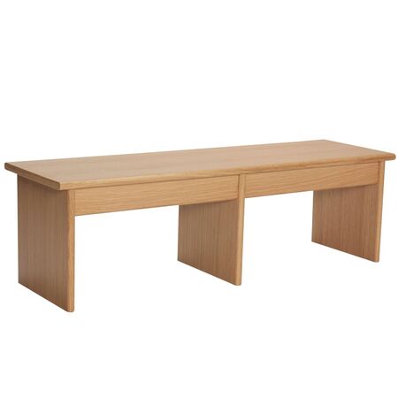 Hübsch  Hübsch Doppio - Beistelltisch Naturfarben