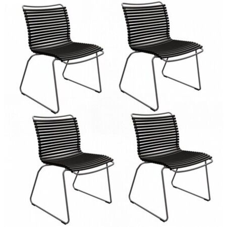 Houe 'Click' Stuhl mit niedriger Lehne, ohne Armlehne  Schwarz 20