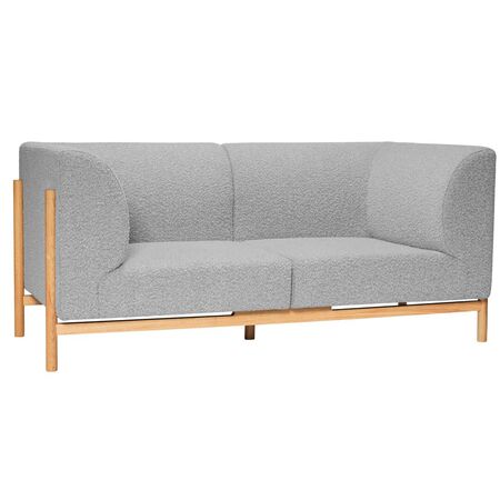 Hübsch  Moment 2 Sitzer Sofa von Hübsch Grau