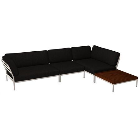 Houe Houe LEVEL Kombination 08 - Outdoor Sofa Muted White, Ash Heritage 92