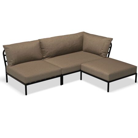 Houe Houe LEVEL 2 Kombination 06 - Outdoor Sofa Dark Grey, Ash Heritage 92