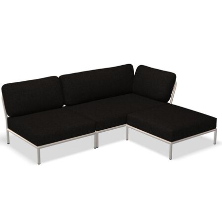 Houe Houe LEVEL Kombination 06 - Outdoor Sofa Muted White, Ash Heritage 92