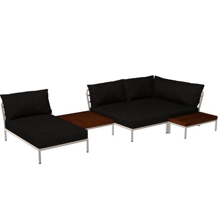 Houe Houe LEVEL 2 Kombination 03 - Outdoor Sofa Dark Grey, Ash Heritage 92