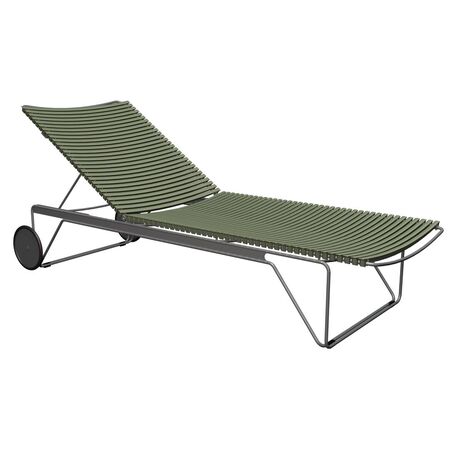 Houe Click Verstellbare Chaiselongue von Houe Olivegrün 49