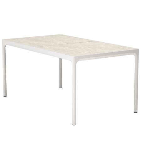 Houe Four Keramik Esstisch von Houe Muted White 08, L: 210 cm 