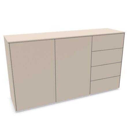 Müller Small Living Sideboard Kombination 4 Aventa von Müller Small Living Kaschmirgrau