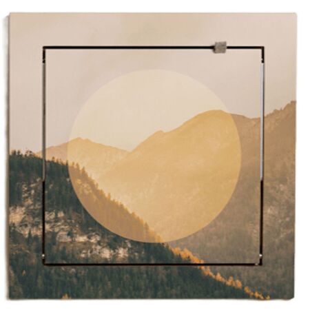 Ambivalenz 'Fläpps' 1-er Regal 40 x 40 cm - Alps Alps, B: 40 cm / H: 40 cm 