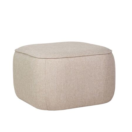 Hübsch  Cube Pouf von Hübsch Beige