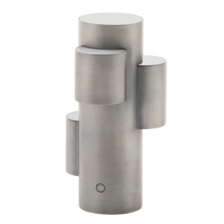 Kave Home Tragbare LED-Tischlampe Adrina von Kave Home Silber