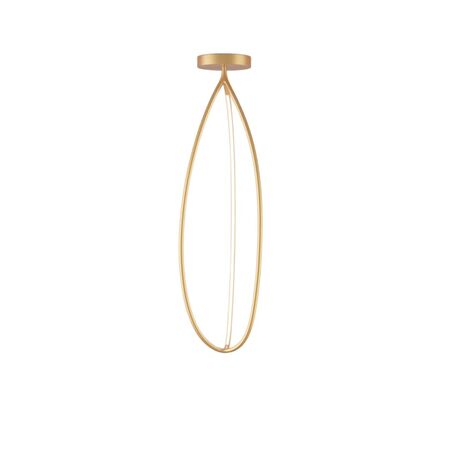Artemide Deckenleuchte Arrival von Artemide Gold, H: 130 cm 