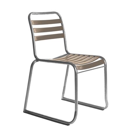 Manufakt Stuhlmodell 11 Kufen von Bättig Beigegrau - RAL 7006, Chouchin 1 LED h. 10 m