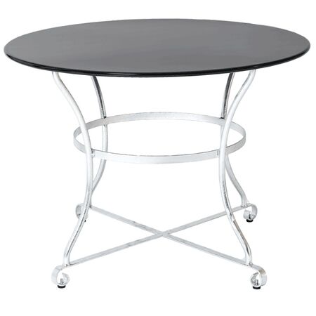 Manufakt Klassik Tisch D 120 cm. BO 1900 von Bättig Anthrazitgrau - RAL 7016, Ø: 120 cm