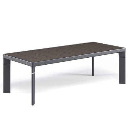 Emu Tami Tisch rechteckig 132x57 - Weiss - Bambus