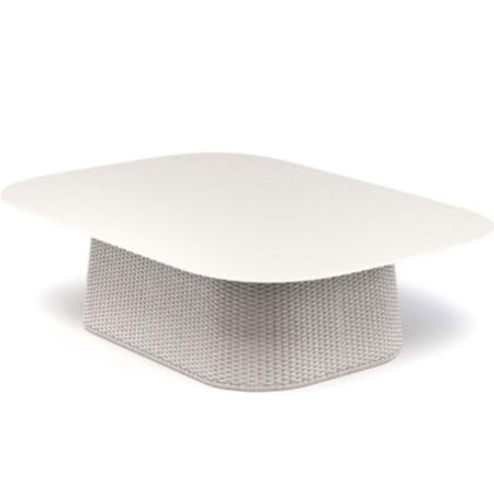 Emu Carousel Tisch rechteckig niedriger - 23 Weiss - Elfenbein Melange