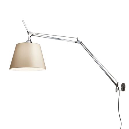 Artemide Tolomeo Mega LED Floor / Schirm Satin grau