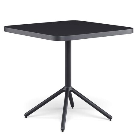 EMU Grace Tisch quadratisch klappbar 80x80x74 - 24 schwarz