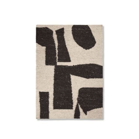 Ferm Living Piece Rug B: 200 cm / L: 300 cm , Off-White / Toffee