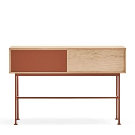 Teulat Teulat Yoko - Konsolentisch Eiche / Brick