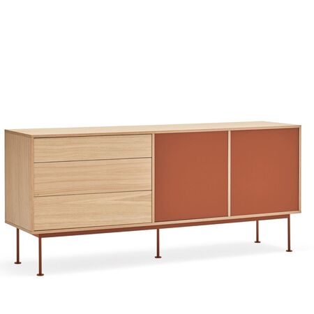 Teulat Teulat Yoko - Sideboard 2D Eiche / Anthrazit Grau
