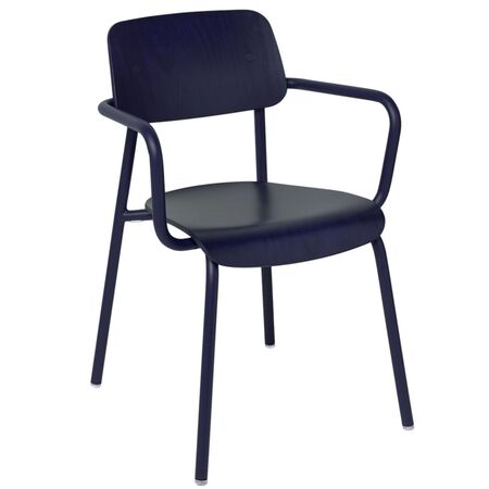 Fermob Studie Lasierter Holz Bridge von Fermob Abyssblau 92, Abyssblau 92