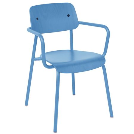 Fermob Studie Lasierter Holz Bridge von Fermob Maya Blau E1, Abyssblau 92