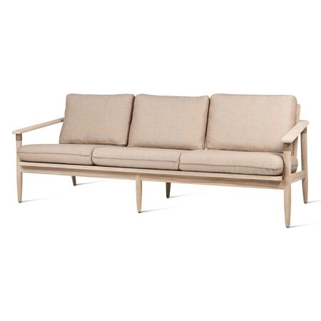 Vincent Sheppard Vincent Sheppard David Lounge Sofa 3S Gealtertes Teakholz