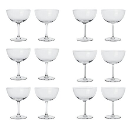 Ferm Living Cocktailgläser 12er Set von Ferm Living Transparent