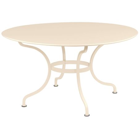 Fermob Tisch 'Romane' Latte-Beige E8, Ø: 137 cm