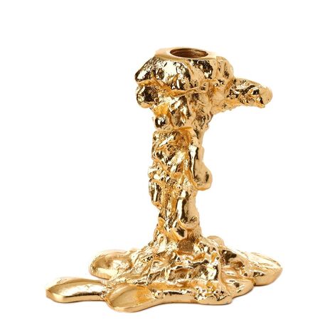 Pols Potten Kleiner Kerzenhalter Drip von Pols Potten Gold