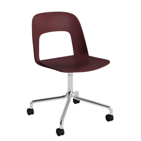 HAY Living Bürostuhl Layout 161 von Hay Cream White, Aluminium poliert