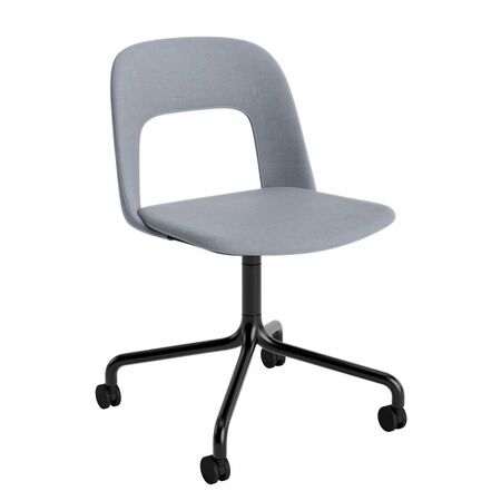 HAY Living Bürostuhl Layout 164 von Hay Schwarz pulverbeschichtet Aluminium, Naveli - 143 