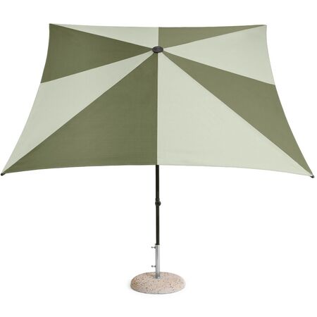 HAY Accessoires Sonnenschirm Terrazza in Square von Hay Green / dark green