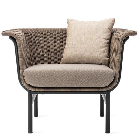 Vincent Sheppard Vincent Sheppard Wicked Lounge Chair Schwarz – Taupe