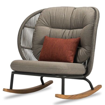 Vincent Sheppard Kodo Rocking Chair Quick Ship Set Dünenweiss von Vincent Sheppard Dünenweiss