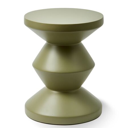 Pols Potten Outdoor Hocker Zig Zag von Pols Potten Dunkelblau
