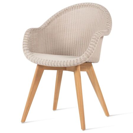 Vincent Sheppard Edgard Dining Chair Teak Quick Ship Set Cat.C von Vincent Sheppard Mandel